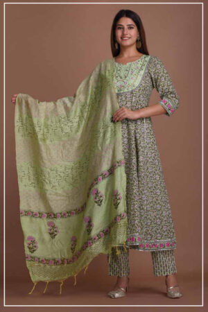 Anarkali Kurti Set