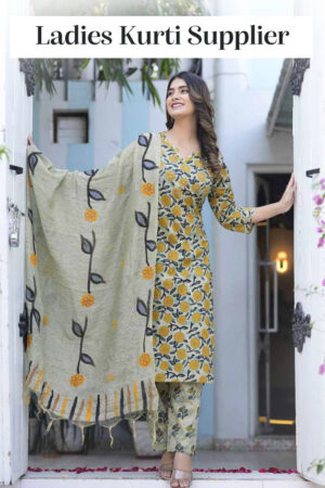 Jaipuri Hand Block Print Kurti Sets